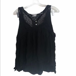 Free People lace detail tank